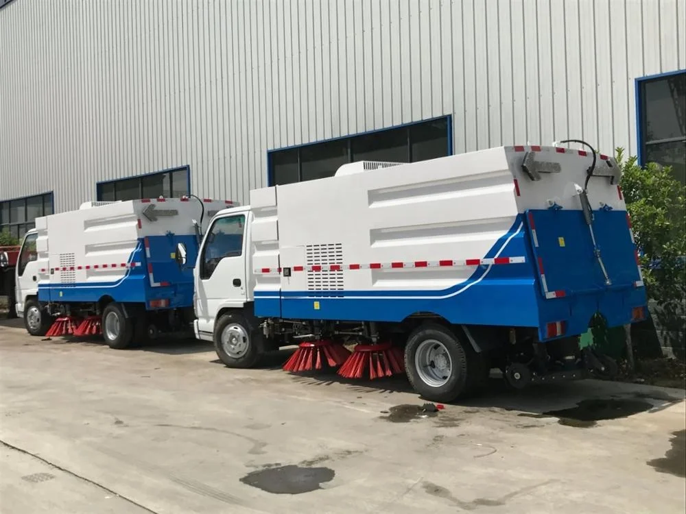 isuzu 100p Road Washing and Cleaning Truck 5ton Sweep Truck price
