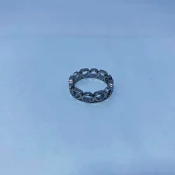 European and American foreign trade jewelry fashion simple temperament love shaped hollow ring