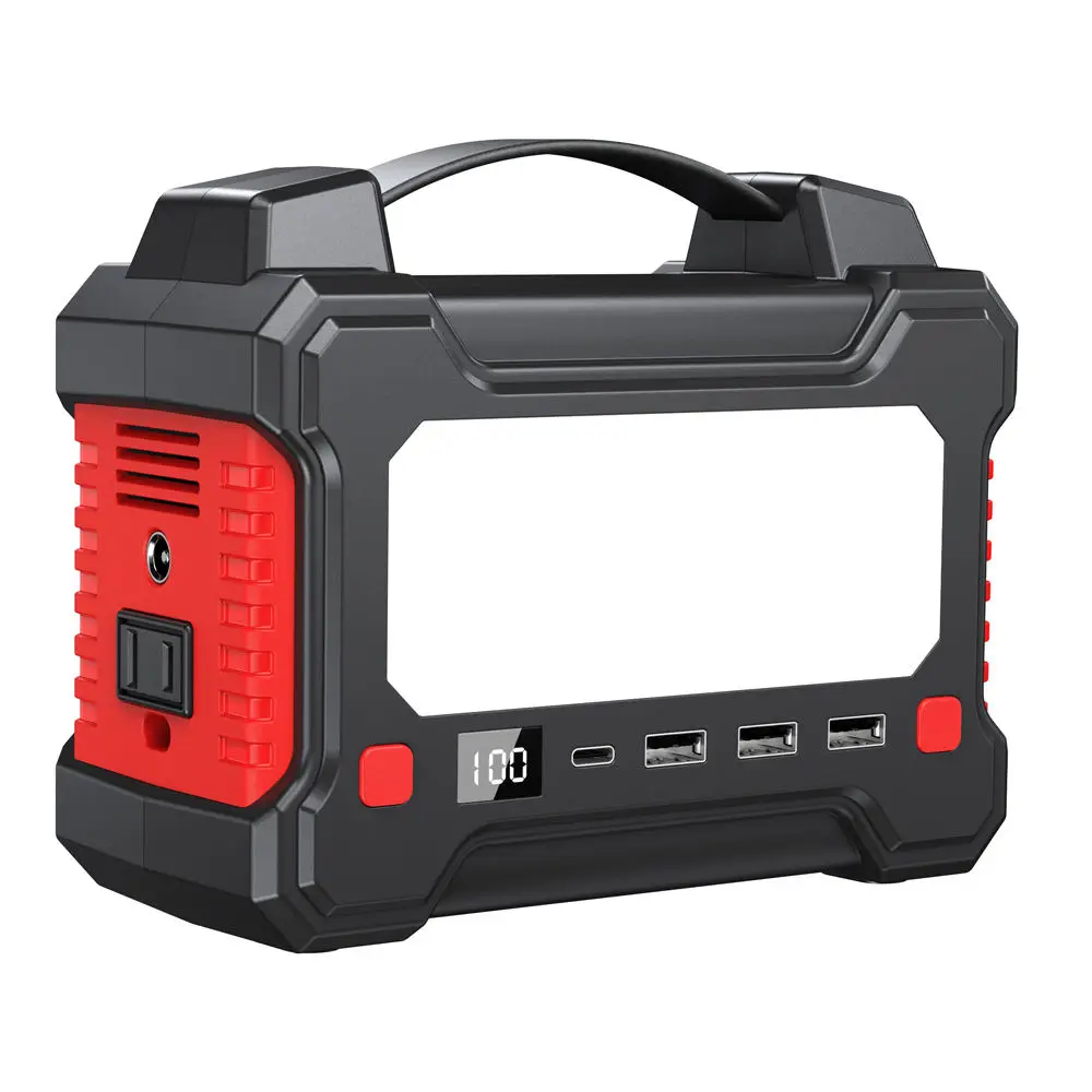 Outdoor energy storage  supply 150W high-power  camping fishing large capacity wireless emergency power supply power bank