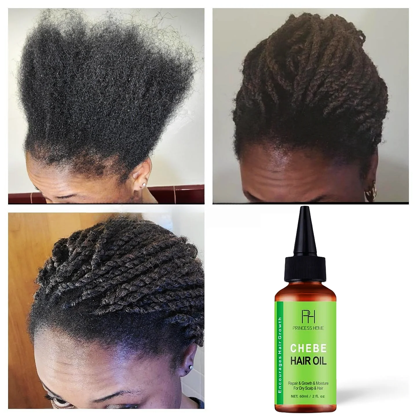 Wholesale 60ml Anti Hair Loss Treatment Nourishing Scalp Regrowth Chebe Powder Hair Growth Oil Serum