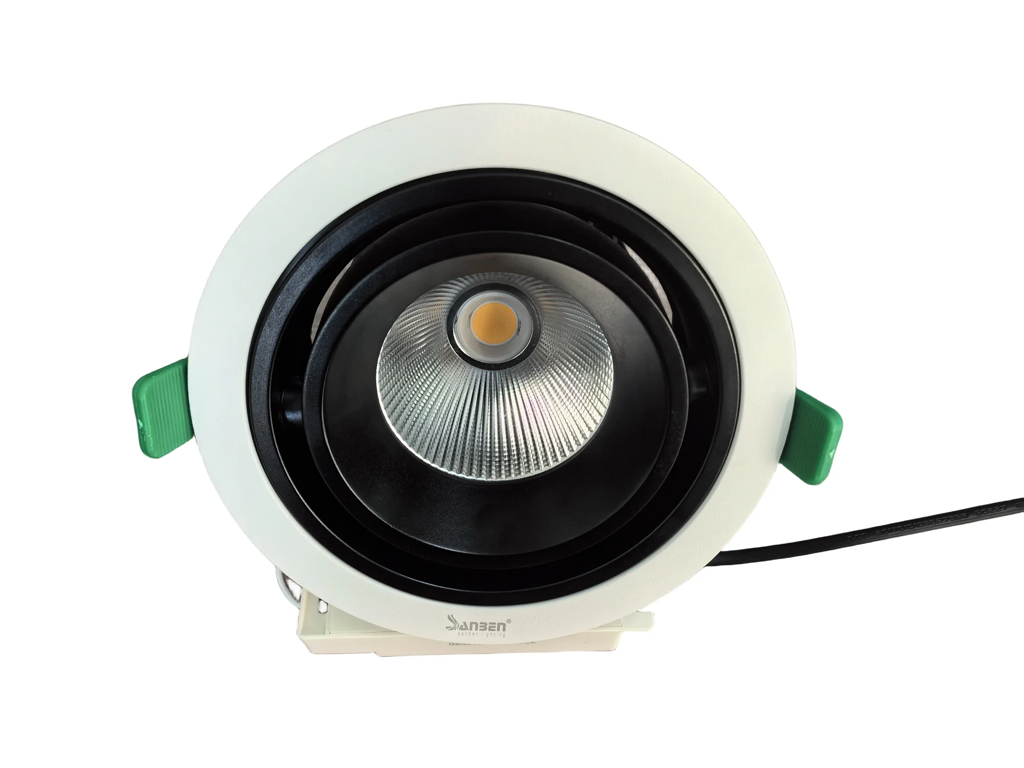 SANBEN High Lumen  Scoop  Downlights LED Spotlight Recessed Ceiling Lights Ideal for Artwork and Wall Spotlighting