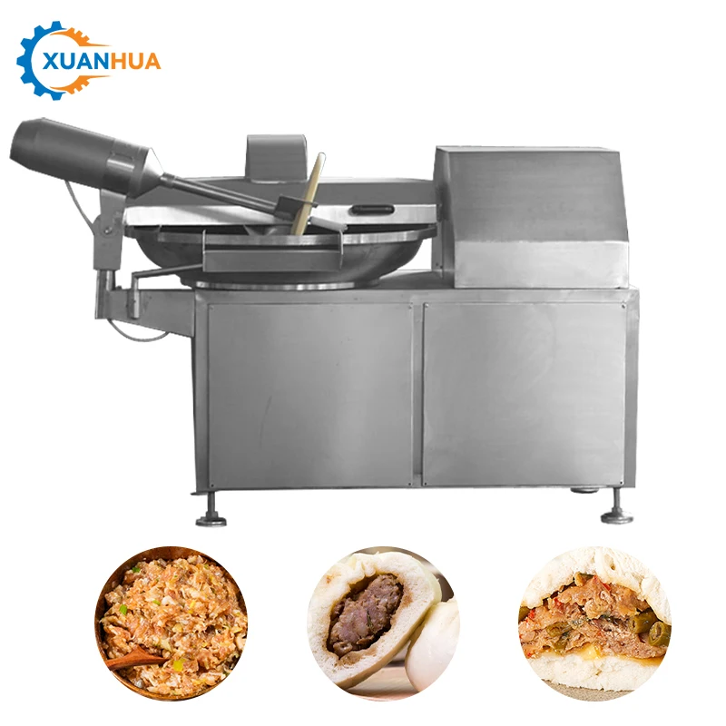Own spare parts production line 5l 10l 50 125l sausage meat lsalad bowl cutter
