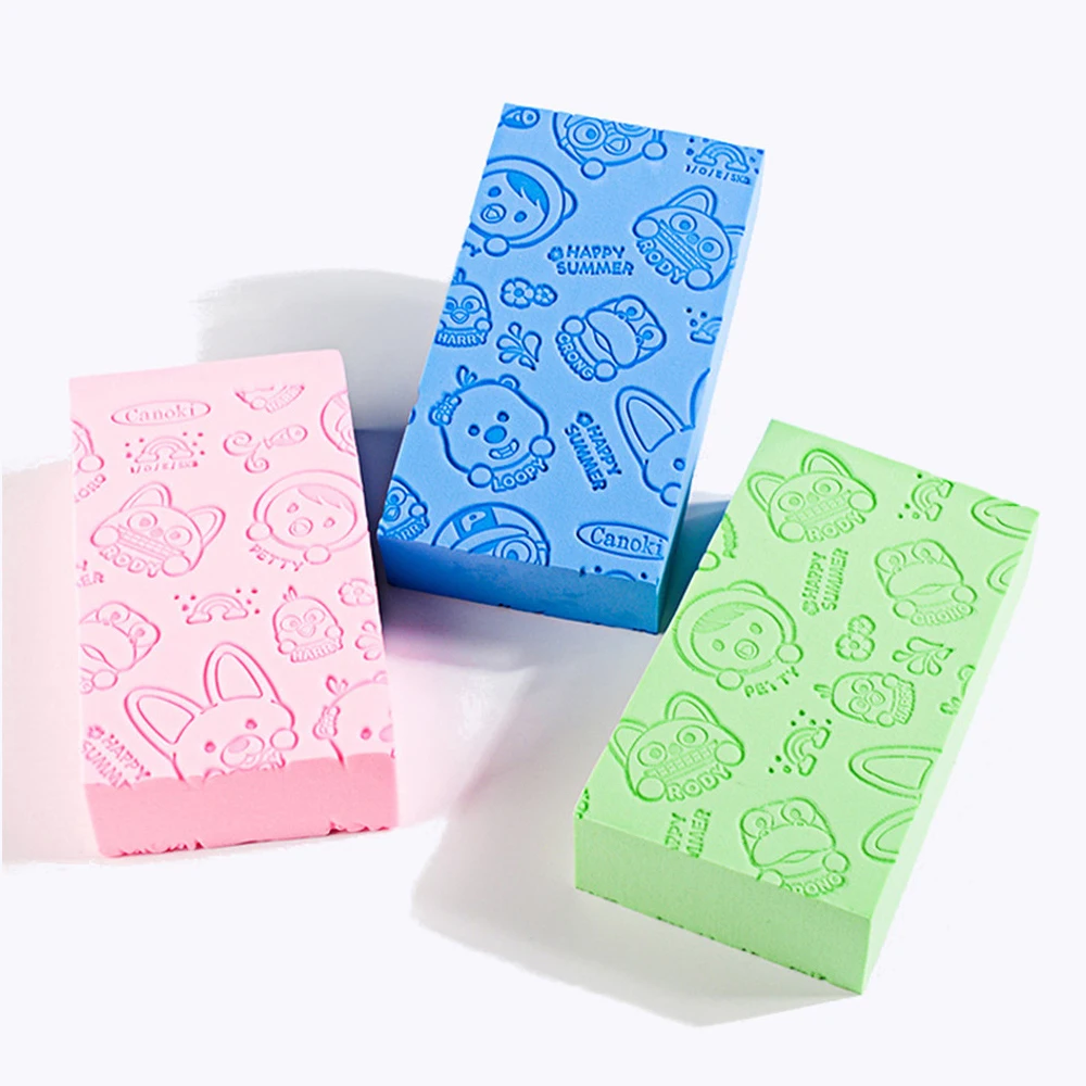 Everystep Natural Baby Bath Sponge Body Massage Bath Scrub Exfoliating Sponge