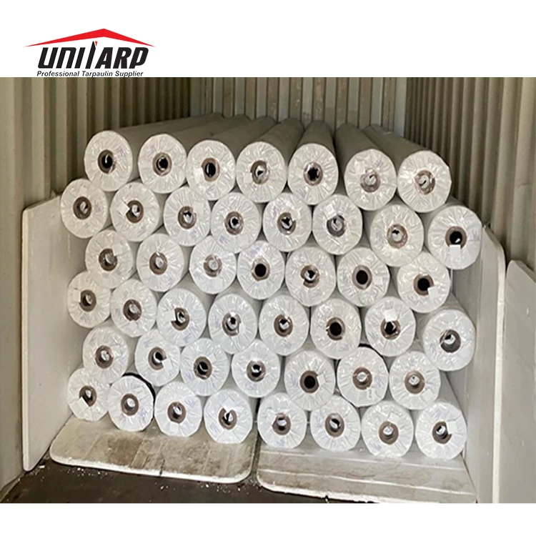 550gsm 610gsm 650gsm Outdoor PVC Coated Tarp, Rollos Lonas Para Toldos 1000D Blackout  PVC Tent Tarpaulin Fabric