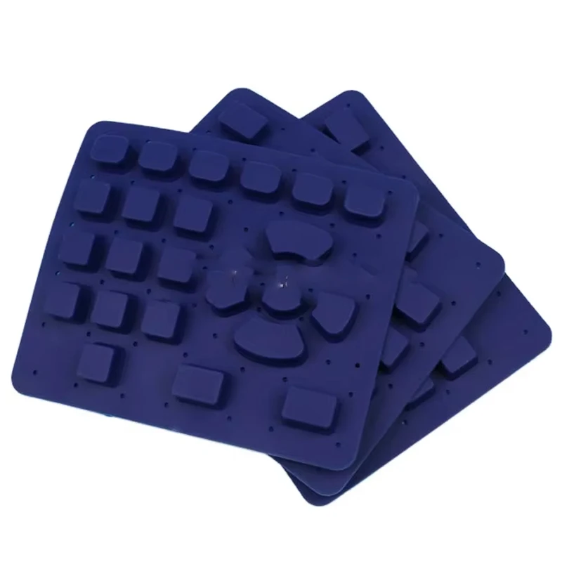 custom electronic silicone rubber button keypad low volume manufacturing vacuum casting prototype