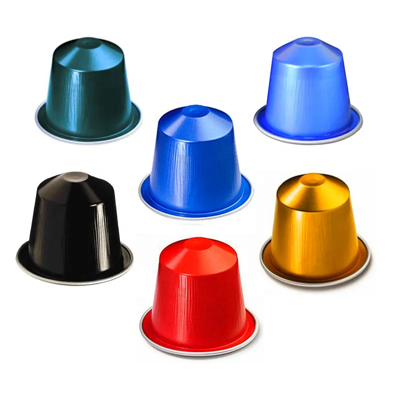  Алюминиевые пустые кофейные капсулы под заказ Nespresso для кофе металлическая упаковка