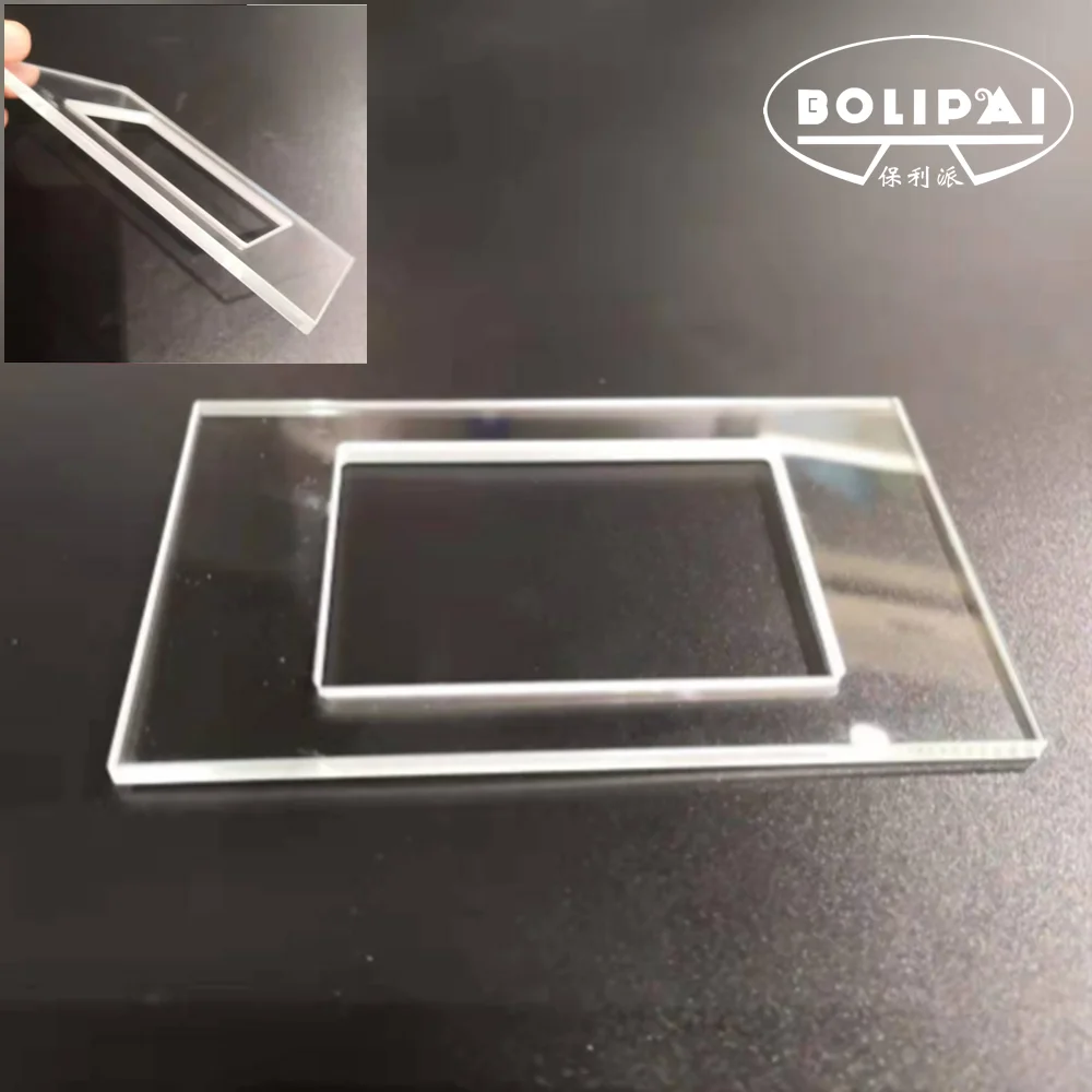 OEM 1.5/2/3/4/5/6/7 mm Custom Light Glass Switch Panel Touch/socket Switch Glass Plate