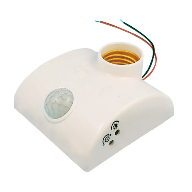 UV Lamp Holder PIR Motion Sensing Lamp Base Switch Infrared Motion Sensor Automatic Light Lamp Holder Switch E27
