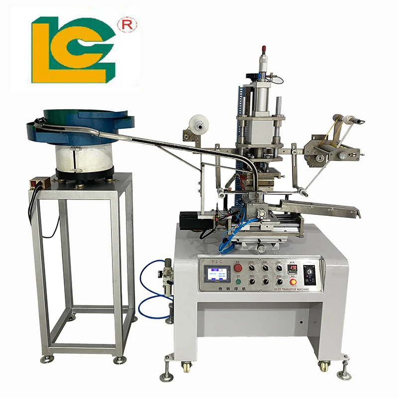 automatic hot stamping machine with feeding system for number wheel combination padlock gilding press machine for number wheel