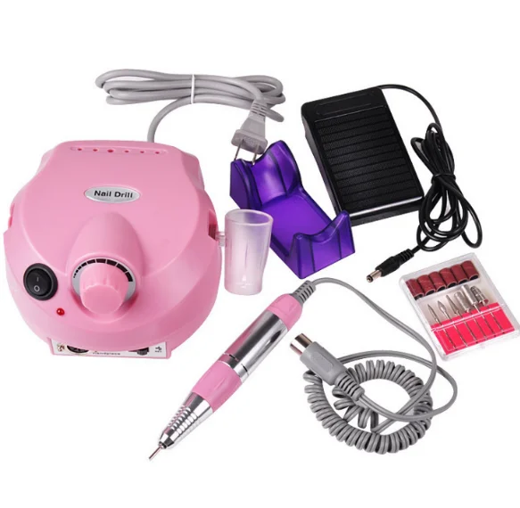 professional electric nail drill  30W Competitive Price 202 Motor Electric Polisher Pedicure Nail Art Drill Manicure Machine Kit