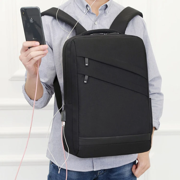 Factory directory business travel waterproof oxford USB charger men shoulder backpack laptop backpack