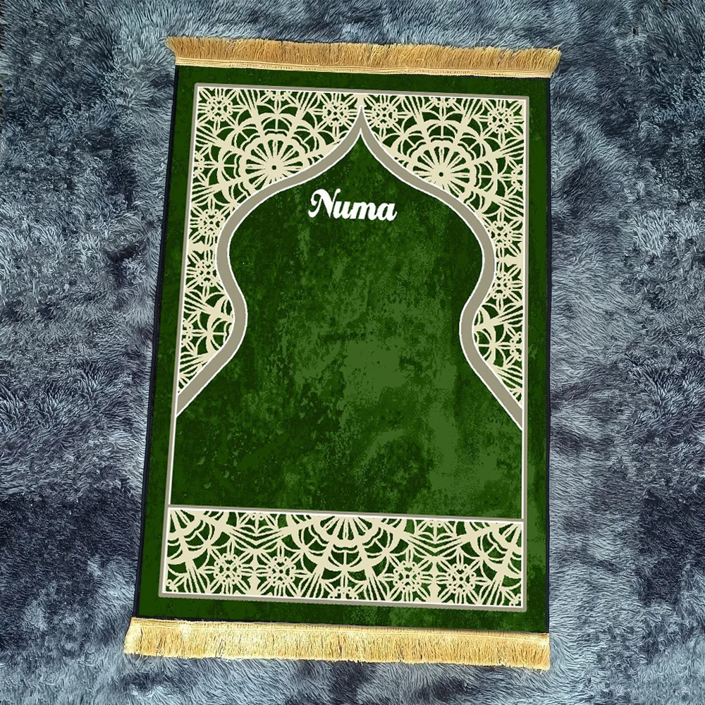 Muslimm Worship Blanket Mat Prayer Rug Home Decoration Eid Islam Non Slip Carpet