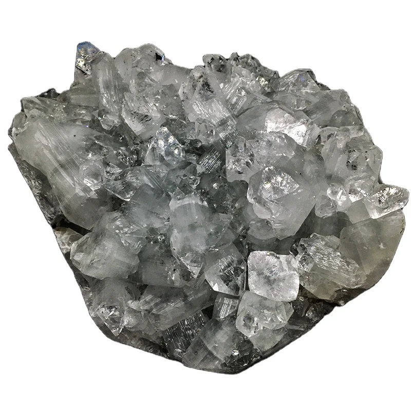 Wholesale Natural crystal Gemstone Apophylite Cluster heading crystal specimen minerals raw stone For Home Decoration and gifts