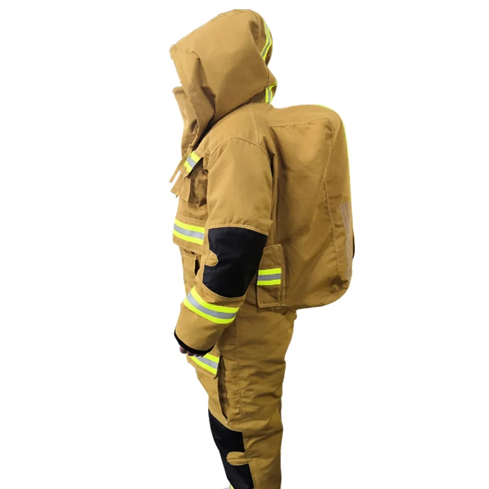 ISO approved Multi-functional Firefighter coverall suit one-piece firefighting suit