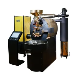 Bideli 6kg full automatic commercial and industrial gas coffee beans roaster/coffee roaster for coffee workshop