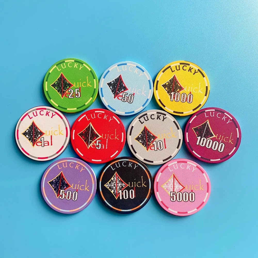 New Design Blank Number Custom Poker Chips Poker Chips Set Western Metal Time Card Pcs Color Material Multi Origin Credit Mass