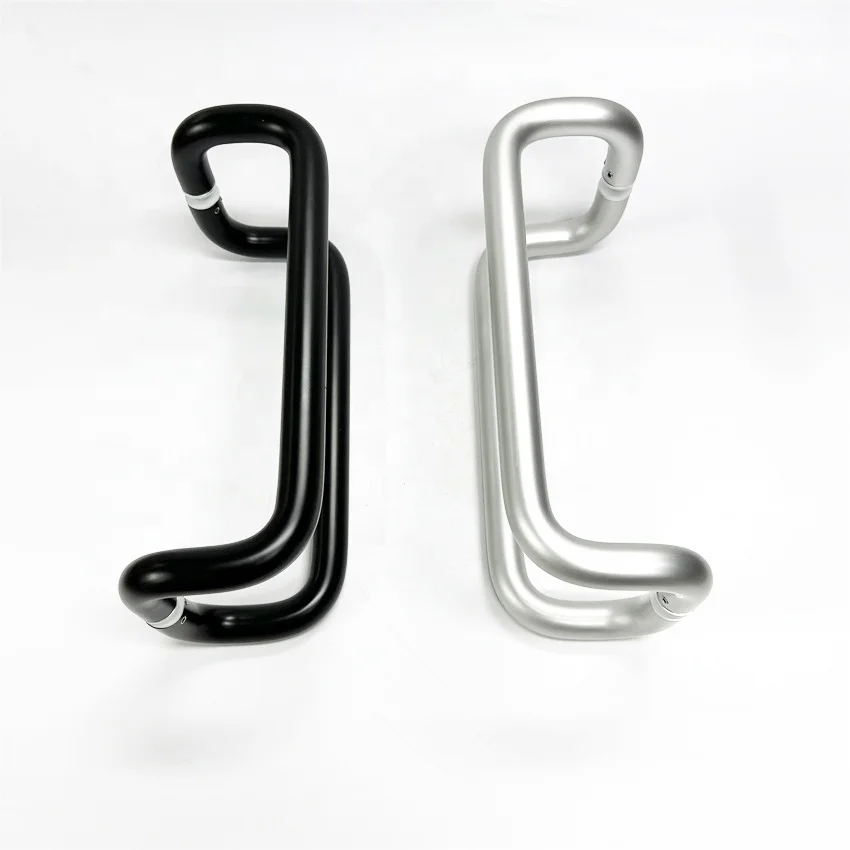 Back To Back Aluminium Offset Door Pull Handle