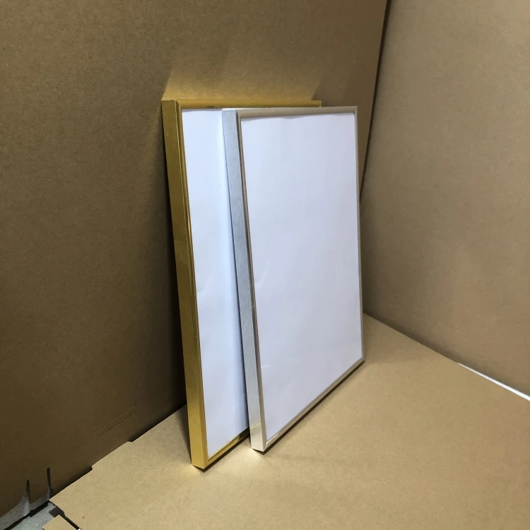 Wholesale cheap Aluminum Photo Frame with Ivory Color 11x14  Mat for 8x10 Picture & Plexiglass, Metal Picture Frame Collection