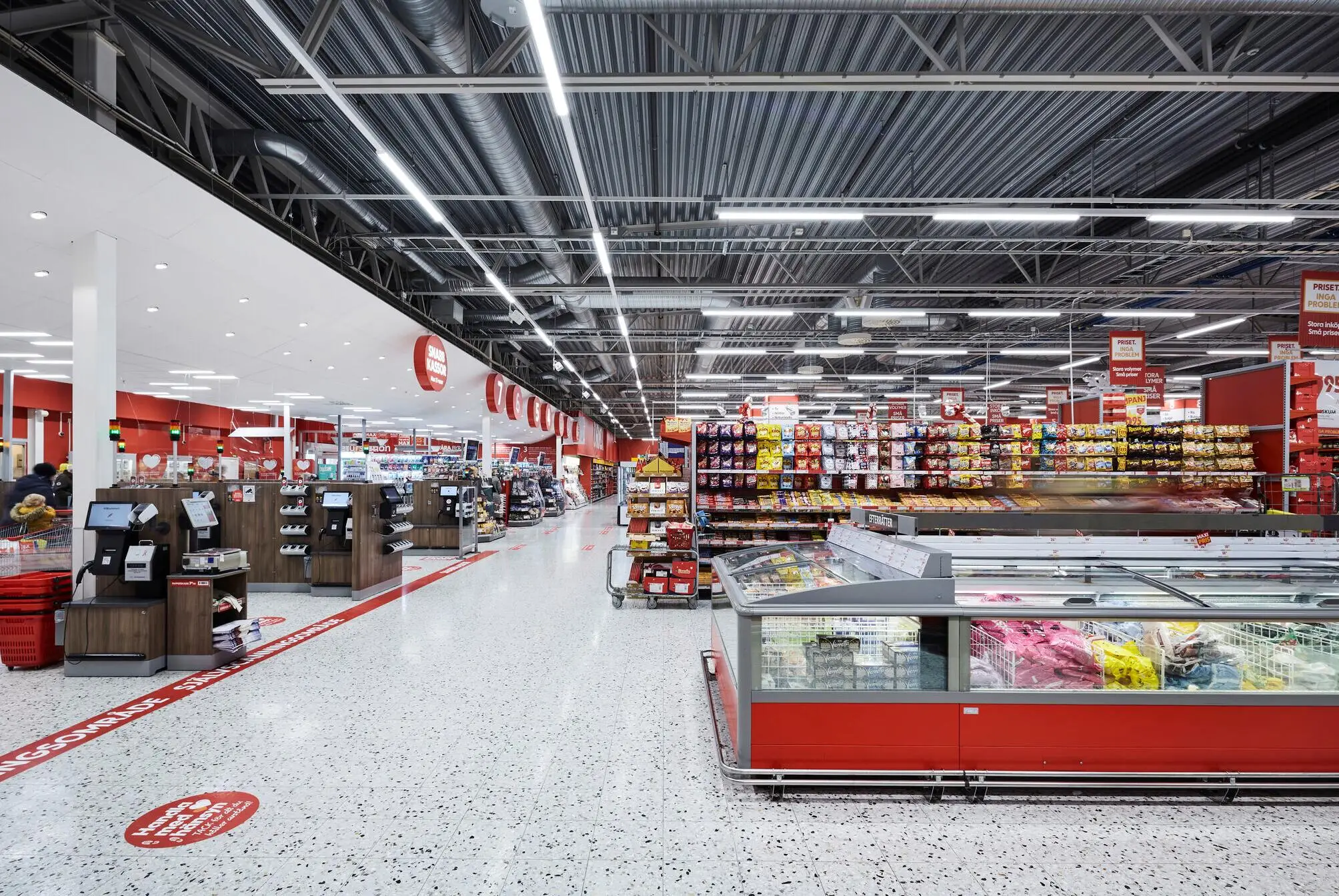 Aluminum Led light ceiling track linear rail lighting  rectangle for commercial atv clothing bar