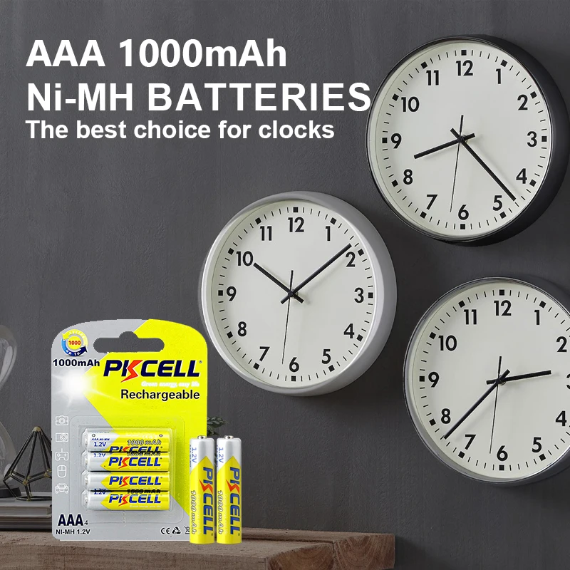 Горячая продажа аккумуляторная батарея NIMH AAA 1000mah 1 2 v