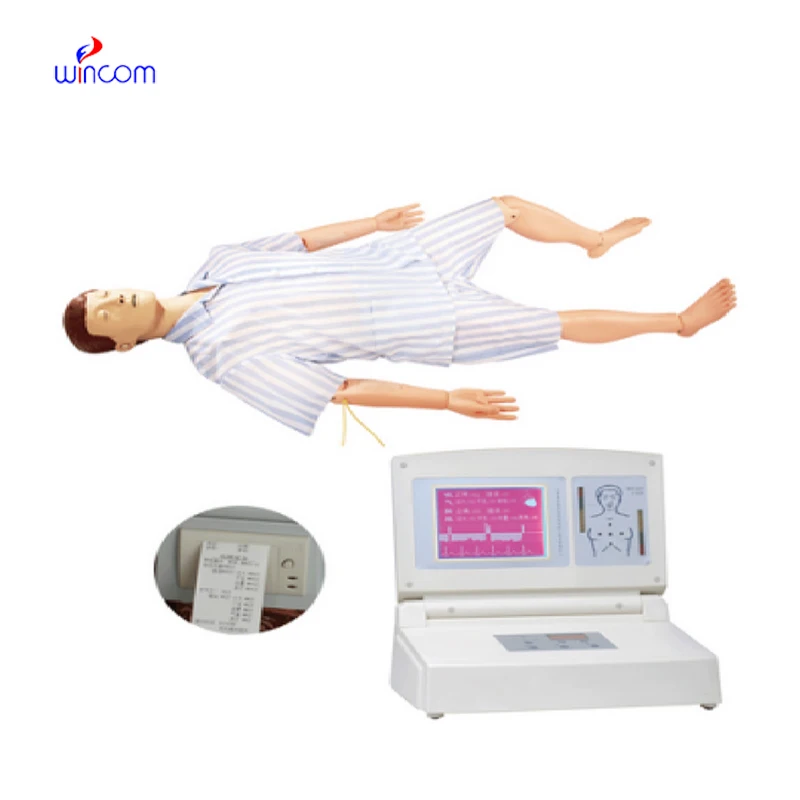 Multi-Functional Emergency Care Comprehensive Skills Nursing Training Manikin/Medical Simulator Model WN-M-800