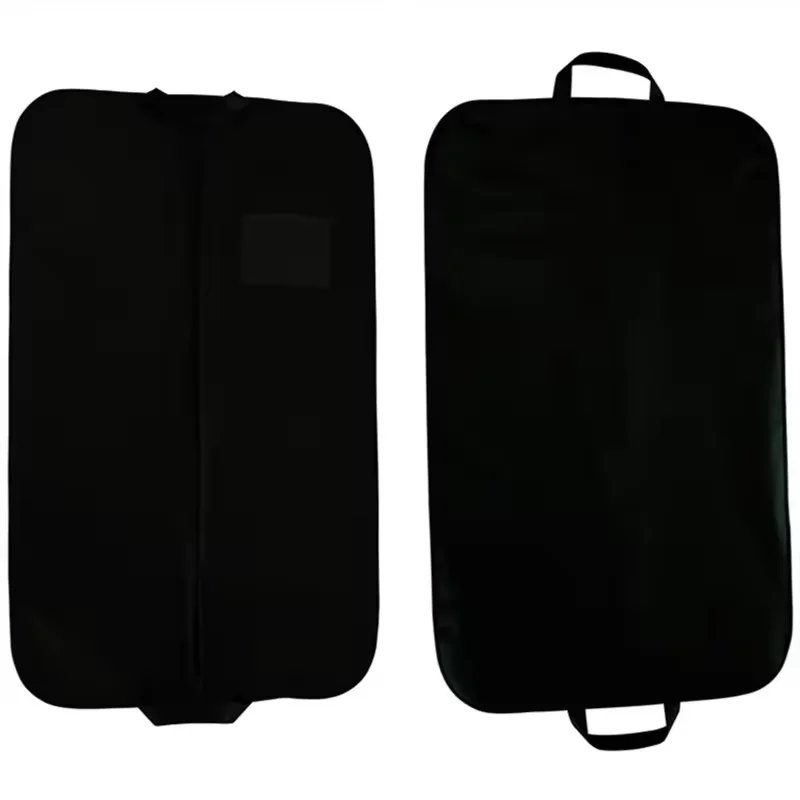 60*100 black stock Hanging Suit and Dress  clothes Travel and Storage Garment Bag with non woven material