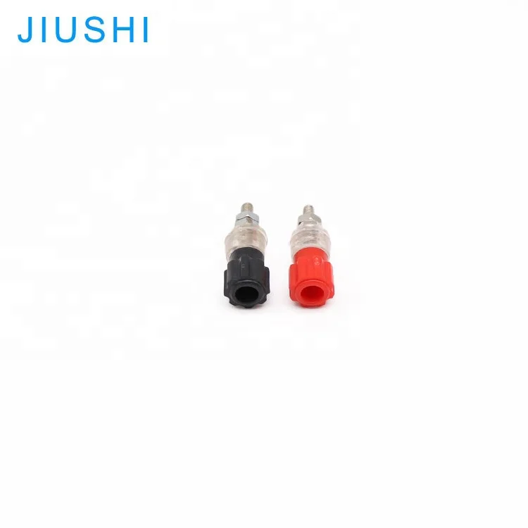JS-900A 3mm Thread Black Red electrical binding post terminal connector