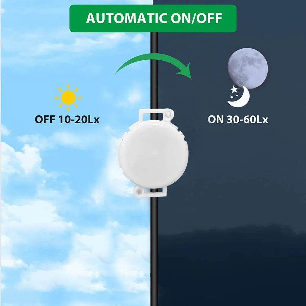 OEM 12V 24V DC Photocell Switch Weatherproof IP65 Switch Auto On Off Photocell Sensor Outdoor Lights for Garden Optical Sensors