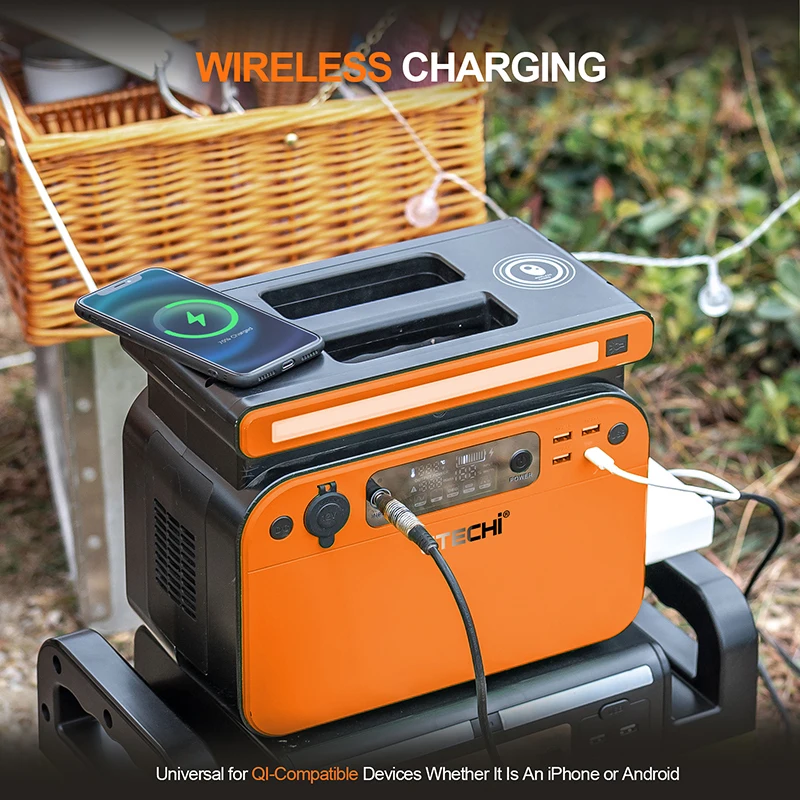 Fast Shipping 500watt Portable Power MINI Generator Solar Energy Station Wireless Charge Portable Power Station for Home