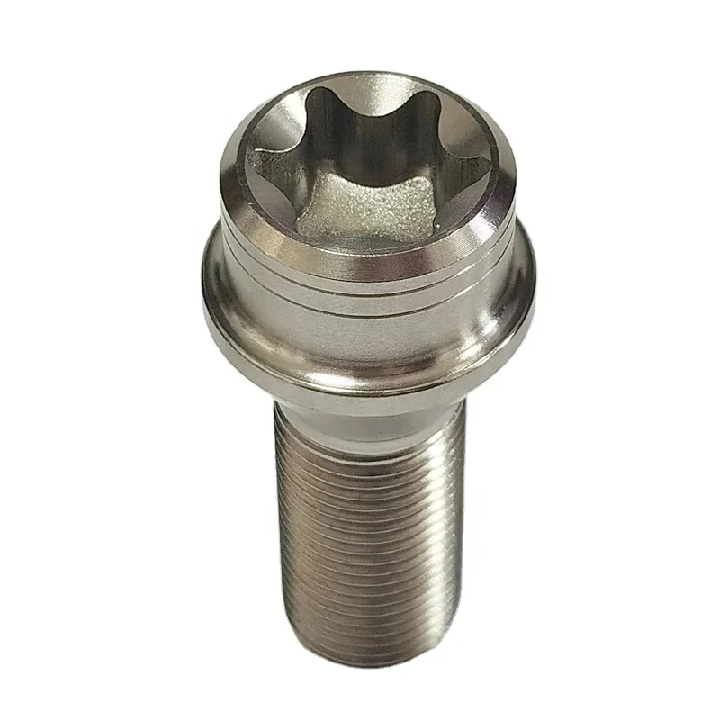 TC4 титановый сплав Сферический конический Колесный Болт m12/m14 * 28/30/35/40/45/48 болт ступицы колеса