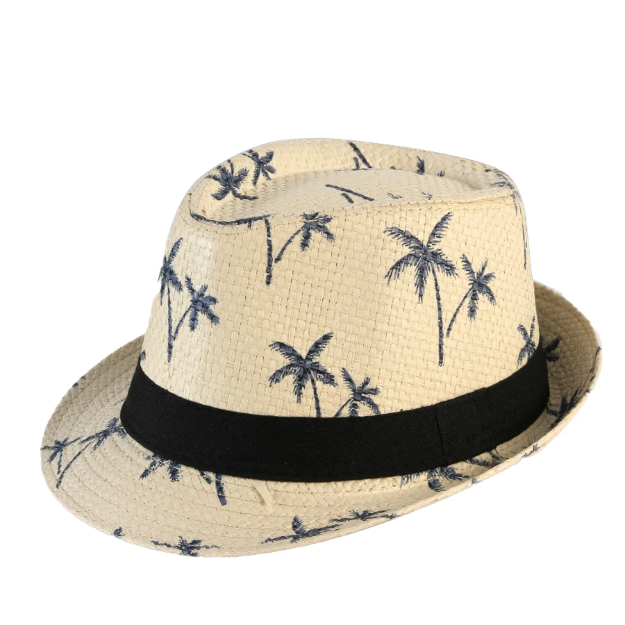 2024 Sun Hat British Top Beach Hats Fedora UV protection Ladies Vacation Raffia Panama Straw Hats For Women Original design