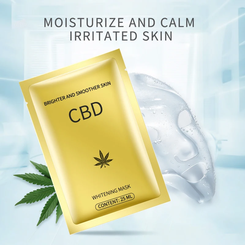  Отбеливающая маска для лица AiXin OEM CBD увлажняющая минимизирующая поры детоксицирующая забитая кожа Осветляющая