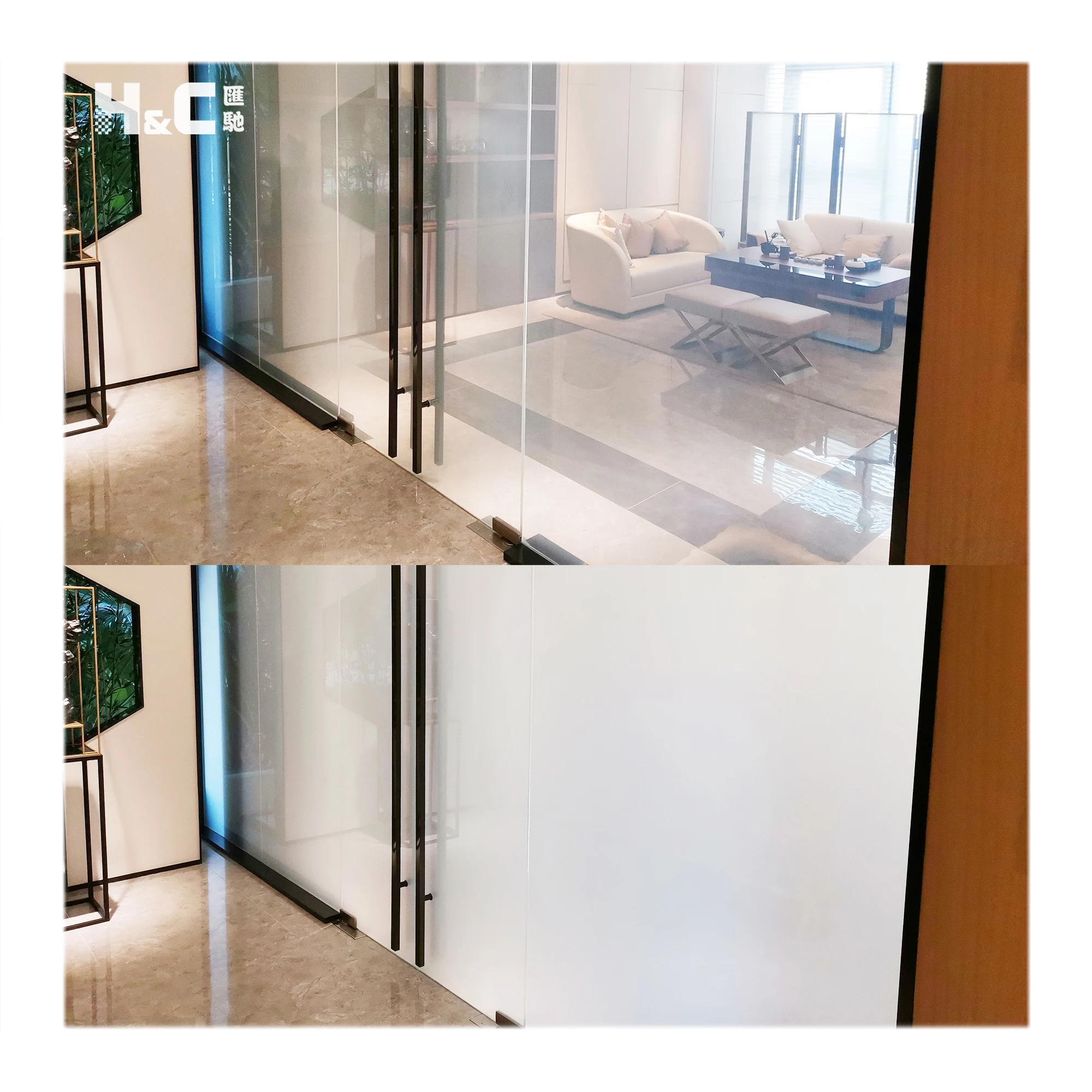 Лидер продаж, новое стекло для умного дома Pdlc, переключаемая стеклянная пленка для офисного здания