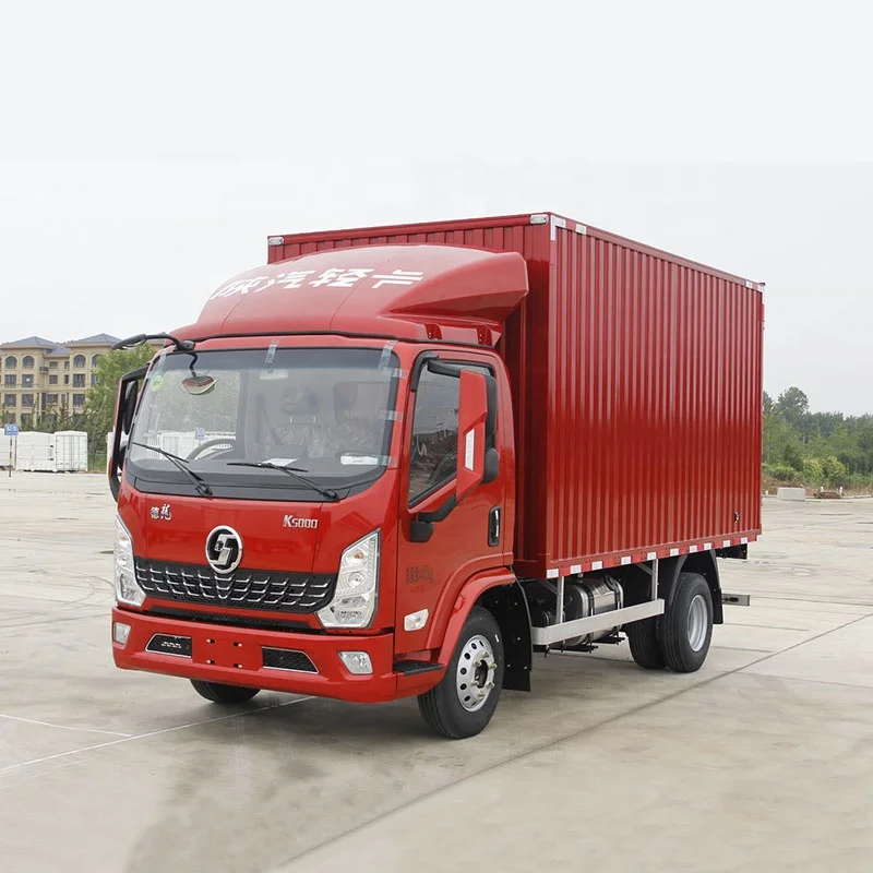 Second Hand Shacman K3000 Mini Cargo Truck Electric Box Truck Small 4x2 Used Cargo Van Truck