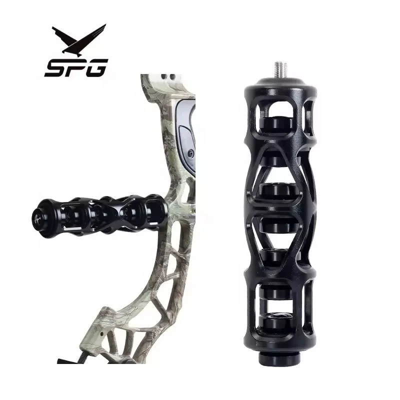 SPG Compound Bow Stabilizer Archery Bows and Arrow Set Risers Aluminium Alloy Weight Training Vibration Dampening Equipment