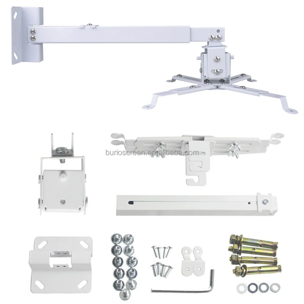 Universal Projector Ceiling Mount 43cm-65cm Projector Bracket Hanger for LED/LCD/DLP Projectors