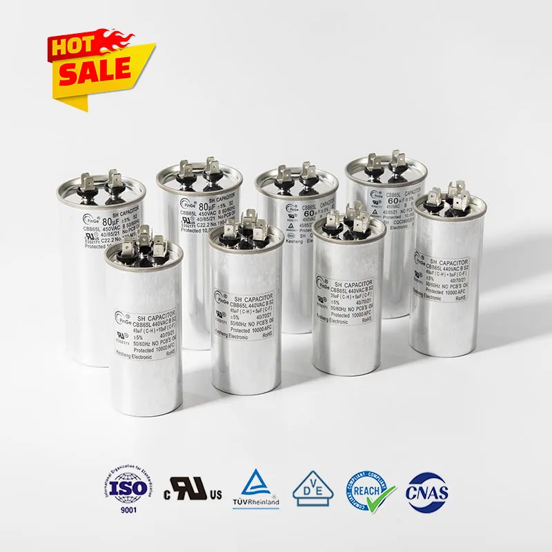 KS Pinge Ac Motor Starting or Running Universal Hvac air Conditioner Cbb65 Film Capacitor