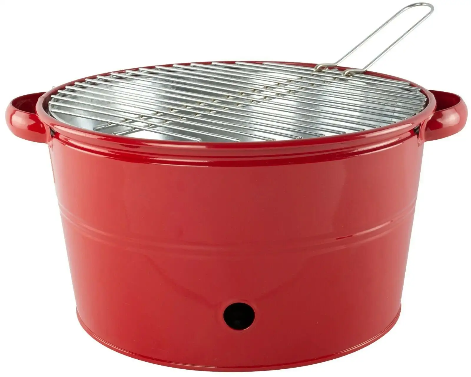 Portable  outdoor Barbecue Grill Galvanized Steel cooking tools Charcoal BBQ Grill Bucket with handle
