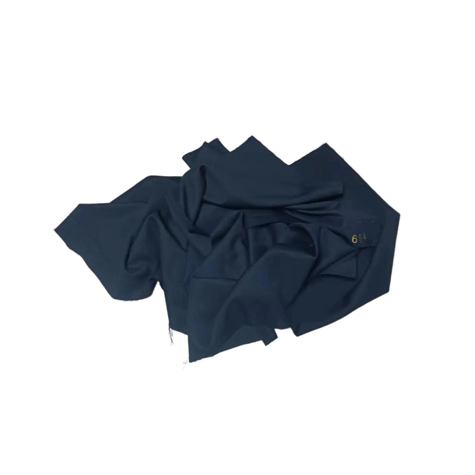 Worsted fabrics  wool woven dark blue fabric for women men boys girls coats  fashionable Spring and Autumn collection