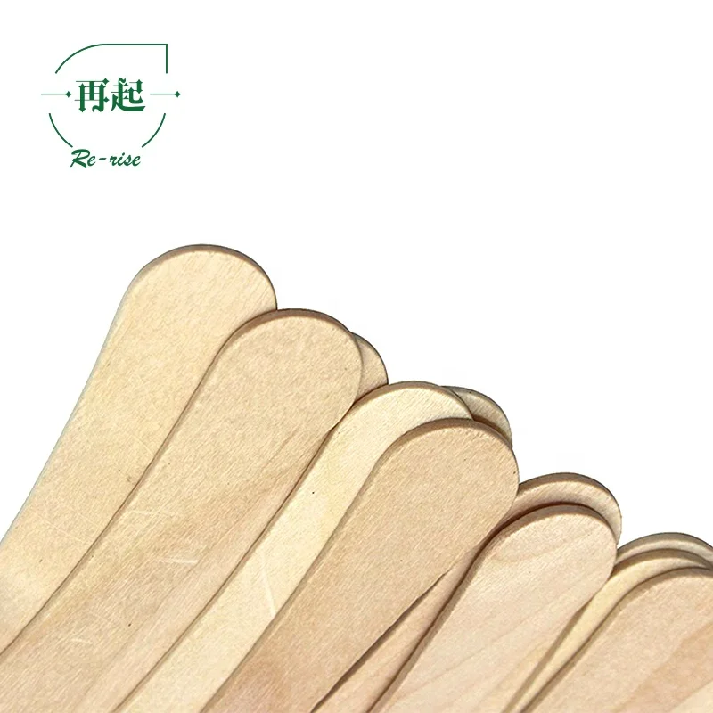 Natural Wooden Ice Cream Sticks Treat Sticks Freezer Pop Sticks
