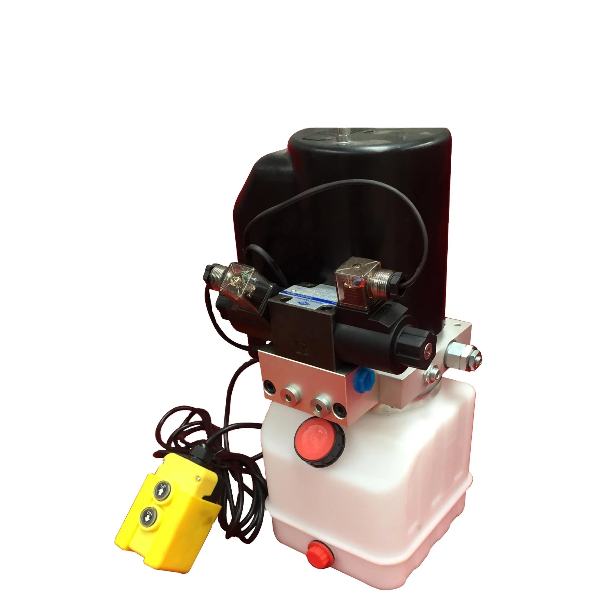 DD03B00112v DC Hydraulic Pump 10 Quart Double Acting Solenoid Operation Supply Unit W/Remote Controller Hydraulic Power Unit