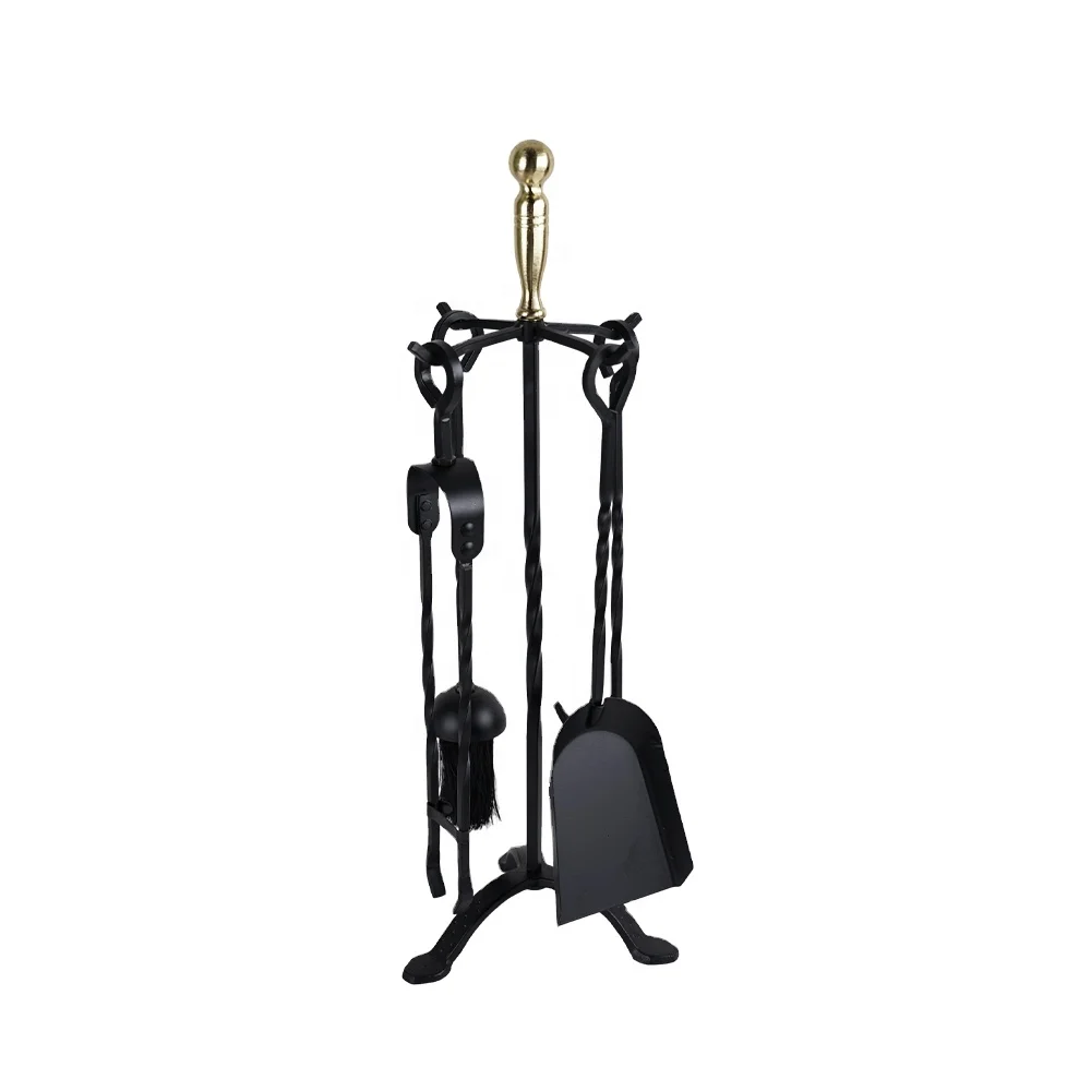 22 inch Heavy Duty Steel Fireplace Tool Set