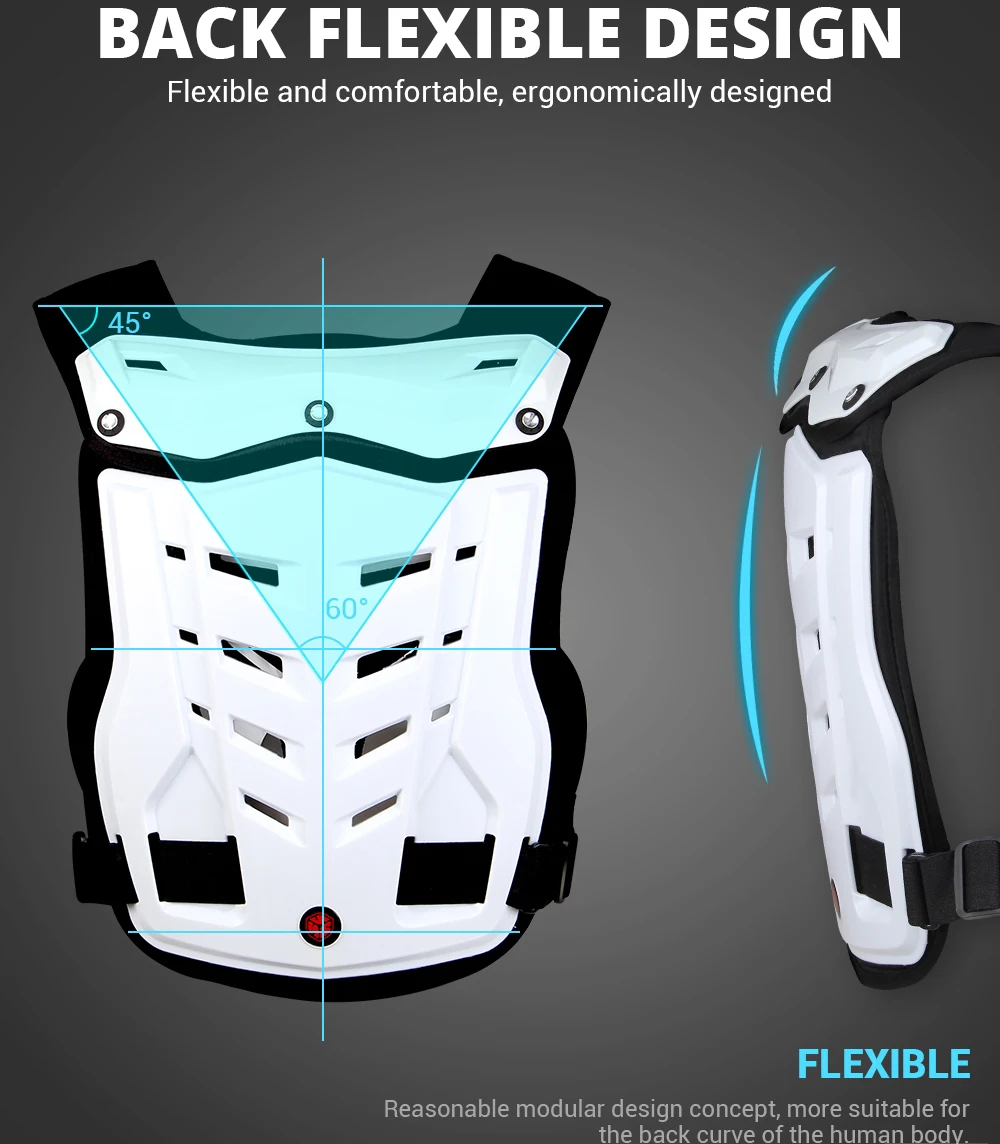 Dirt Bike Body Armor Full Kit Clothes Protection Biker Protective Equipment Vest Chest Body Armor For Motorcycle Riders