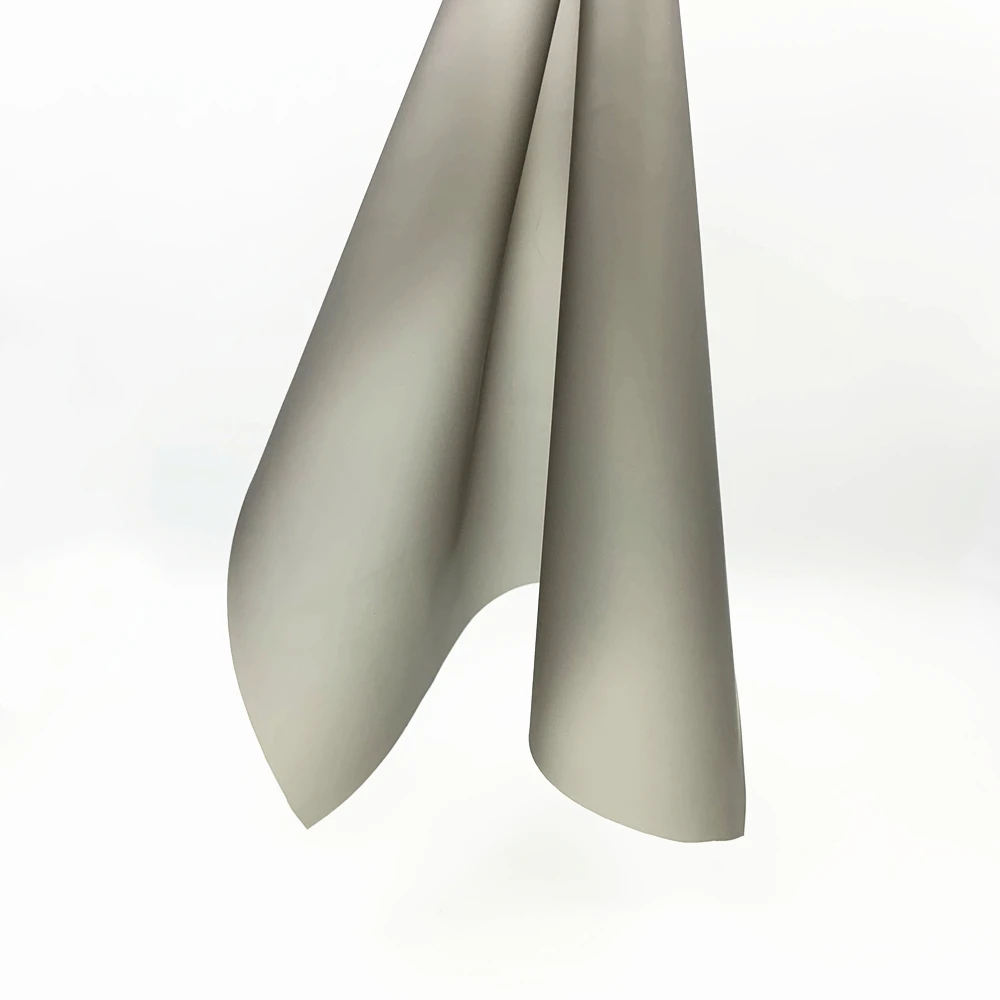 Semi-transparent colorful tpu film for fashion raincoat