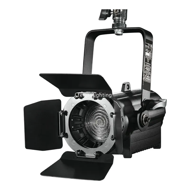 With Barndoor COB 60w Single WW/CW DMX Zoom Led Fresnel Light Photography Video Studio Light With TV Led Spot Film