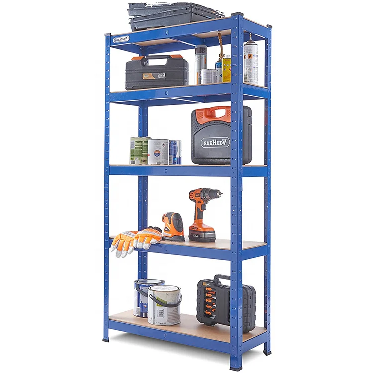 
Обычай тяжелых металлический 5 ярусов регулируемые Стальные Стеллажи Стеллаж для хранения 