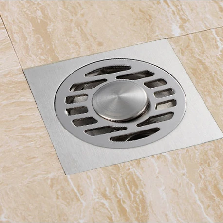 Durable Multifunction Bathroom Shower Concealed Square Anti-Odor Floor Drain