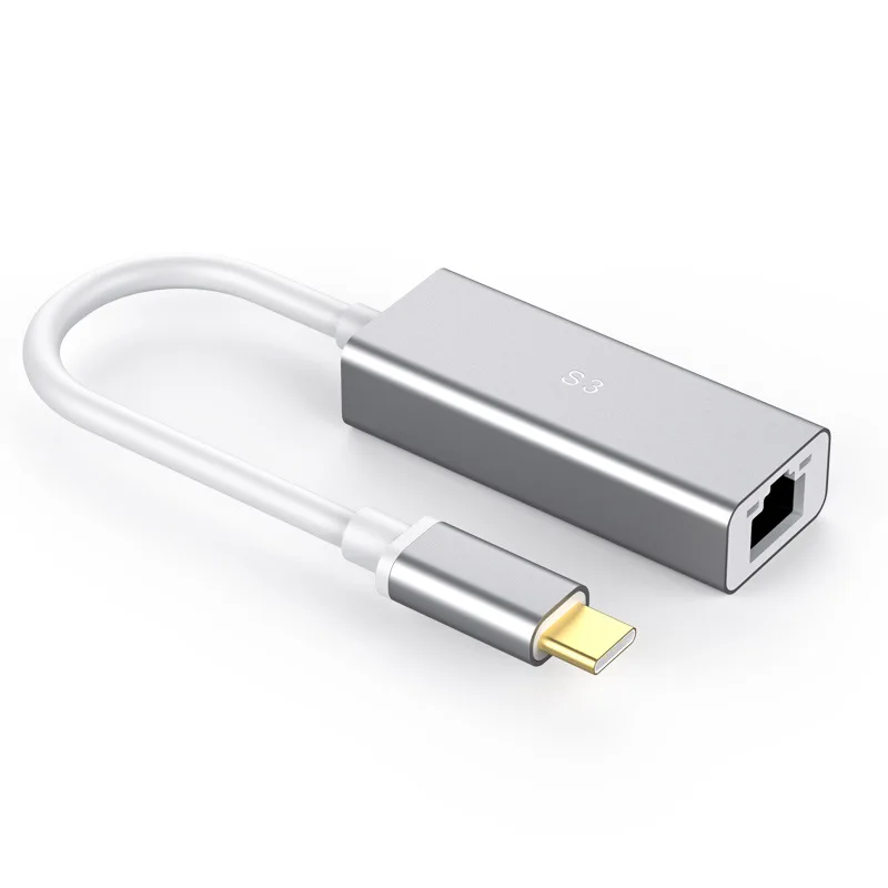 Fast Ethernet card USB C  to network port connector network cable converter Ethernet adapter