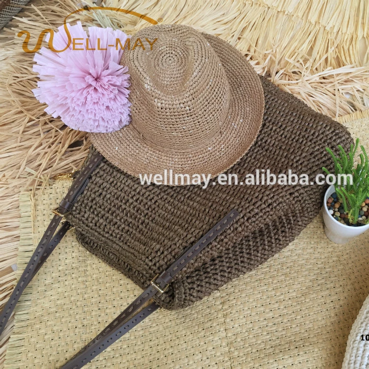 Большие экологически чистые сумки-тоут из рафии