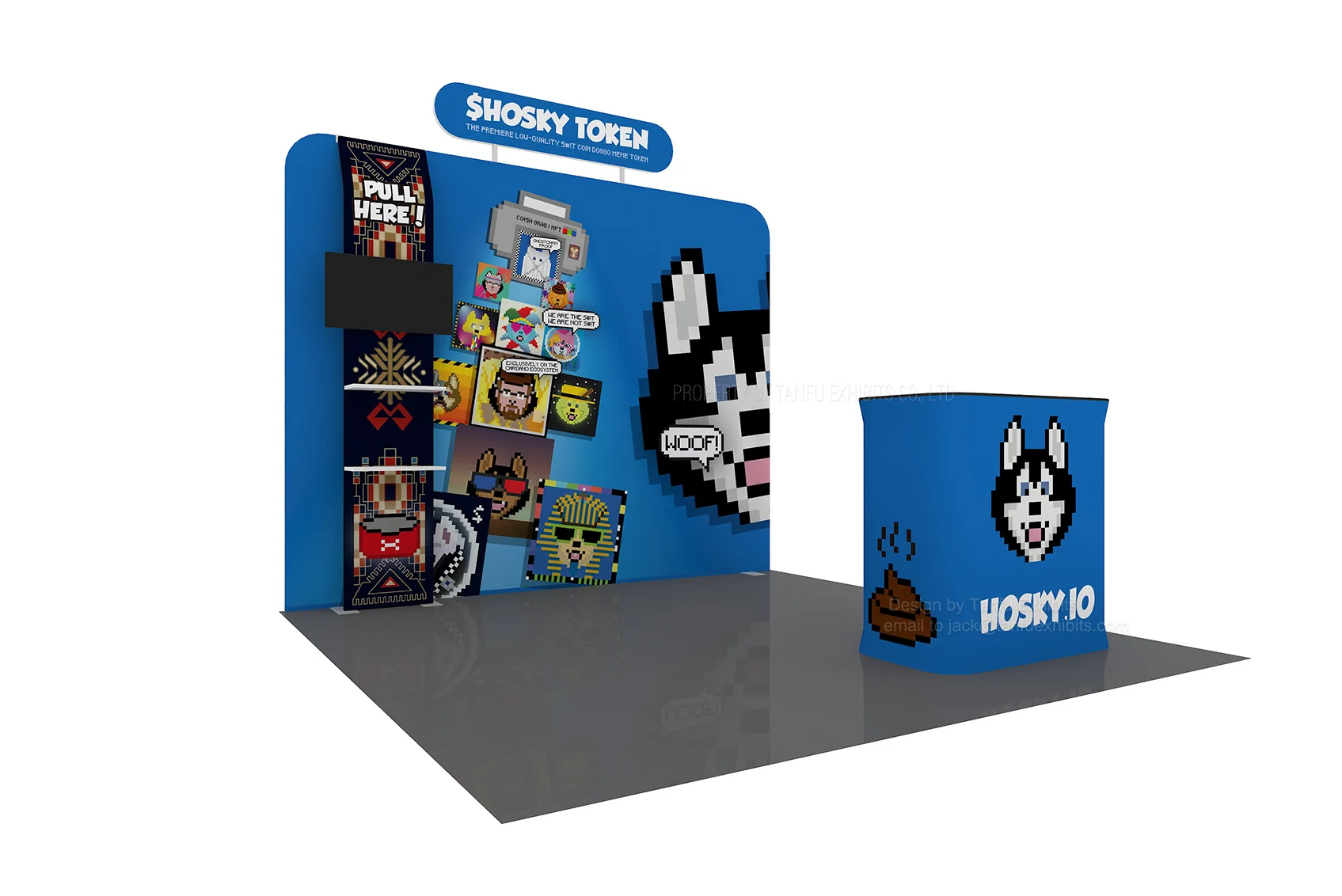 Custom Exhibition Stand 3 x 3 or 3 x 6